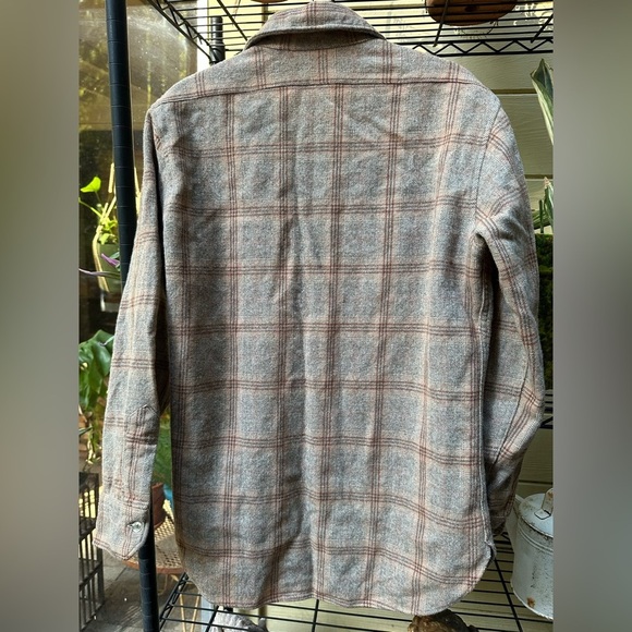 PENDLETON Brown/Gray 100% Wool Vintage Great Condition Size Medium 1960’s - Picture 13 of 16